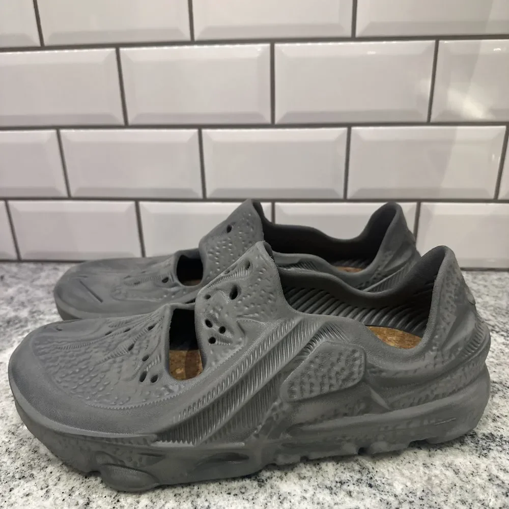 Nike Gray ispa sandals slides - Picture 2 of 11